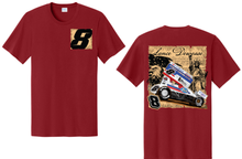 Load image into Gallery viewer, AMERICAN VINTAGE VINTAGE RED or BLACK SPEEDWEEK TEE

